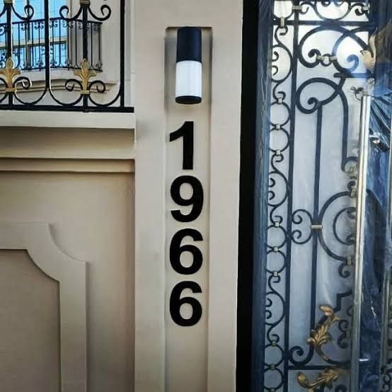 🔢 أرقام منازل أكريليك إيطالي فاخر